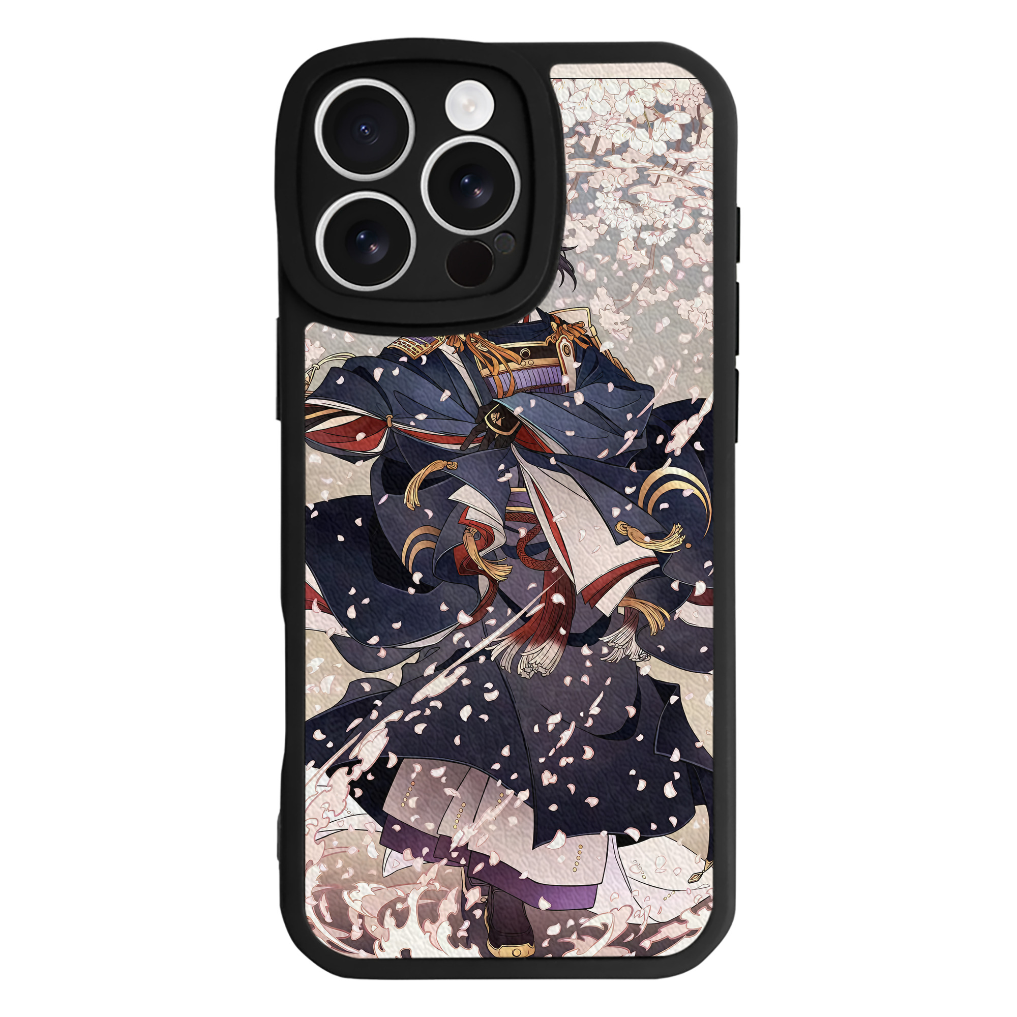 （画像用） 刀剣乱舞 Touken Ranbu 【iPhone 16シリーズ対応】シリコンスマホケース（レザー調） 材質：シリコン